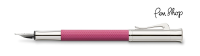 Graf von Faber-Castell Guilloche Colour Concept Electric Pink / Chrome Plated Vulpennen