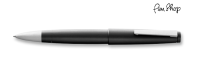 Lamy 2000 Zwart / Geborsteld Staal Rollerballs