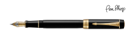 Parker Duofold Centennial Classic Black / Gold Plated Vulpennen