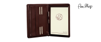 Van der Spek Economy Notepad A4 Zipper Notepad A4  / Brown / Art.nummer: 384 Notepads