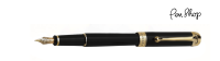 Aurora Talentum Black Resin / Gold Plated Vulpennen