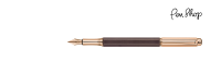 Caran d'Ache Varius Ebony / Rose Gold Vulpennen