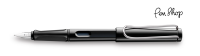 Lamy Safari Black / Chrome Plated Vulpennen