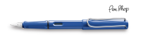 Lamy Safari Blue / Chrome Plated Vulpennen