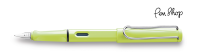 Lamy Safari Neon Lime / Chrome Plated Vulpennen