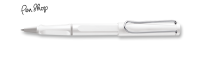 Lamy Safari White / Chrome Plated Rollerballs