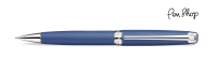 Caran d'Ache Léman Blue Night Matte / Silver Plated Vulpotloden