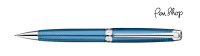 Caran d'Ache Léman Grand Bleu / Silver Plated Vulpotloden