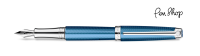 Caran d'Ache Léman Grand Bleu / Silver Plated Vulpennen