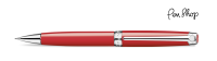 Caran d'Ache Léman Red / Silver Plated Vulpotloden