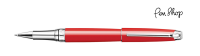 Caran d'Ache Léman Red / Silver Plated Rollerballs