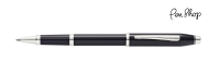 Cross Precious Century 2 Black Lacquer / Chrome Plated Rollerballs