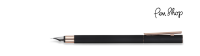 Faber-Castell NEO Slim Black / Rose Gold Plated Vulpennen