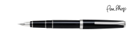 Pilot Falcon Black / Chrome Plated Vulpennen