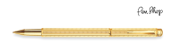 Caran d'Ache Ecridor Chevron / Gold-Plated Rollerballs