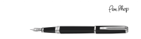 Waterman Exception Slim / Black / Chrome Plated Vulpennen