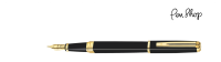 Waterman Exception Slim / Black / Gold Plated Vulpennen