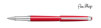 Caran d'Ache Léman Slim Scarlet Red / Silver Plated Rollerballs