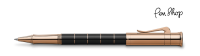 Graf von Faber-Castell Classic Anello Precious Black Resin / Rose Gold Plated Rollerballs