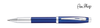 Sheaffer 100 Chrome / Glossy Blue Rollerballs