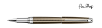 Caran d'Ache Léman Caviar / Silver Plated Rollerballs