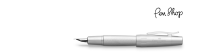 Faber-Castell E-motion Pure Silver Pure Silver / Chrome Plated Vulpennen