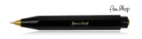 Kaweco Sport Classic Black / Gold Plated Vulpotloden