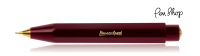 Kaweco Sport Classic Burgundy / Gold Plated Vulpotloden