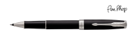 Parker Sonnet Matte Black / Platinum Plated Rollerballs