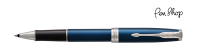 Parker Sonnet Blue Lacquer / Platinum Plated Rollerballs