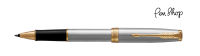 Parker Sonnet Steel / Gold Plated Rollerballs