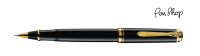 Pelikan Souverän 400 Black / Gold Plated Rollerballs