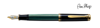 Pelikan Souverän 400 Black / Green / Gold Plated Vulpennen