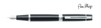 Sheaffer 300 Glossy Black / Chrome Plated Vulpennen