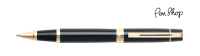 Sheaffer 300 Glossy Black / Gold Plated Rollerballs