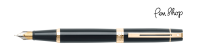 Sheaffer 300 Glossy Black / Gold Plated Vulpennen