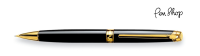 Caran d'Ache Léman Ebony Black / Gold Plated Vulpotloden