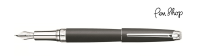 Caran d'Ache Léman Matt Black / Silver Plated Vulpennen