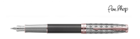 Parker Sonnet Premium Metal & Grey Lacquer / Rose Gold Plated Vulpennen