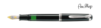 Pelikan Souverän 405 Black / Silver Plated Vulpennen