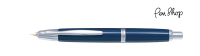 Pilot Capless Silver Blue / Rhodium Plated Vulpennen