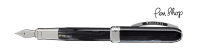 Visconti Rembrandt Black / Chrome Plated Vulpennen