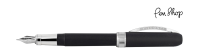 Visconti Rembrandt Eco-Logic Black  / Chrome Plated Vulpennen