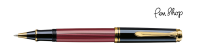 Pelikan Souverän 600 Black / Red / Gold Plated Rollerballs