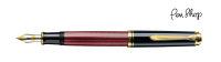 Pelikan Souverän 600 Black / Red / Gold Plated Vulpennen