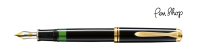 Pelikan Souverän 600 Black / Gold Plated Vulpennen