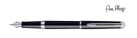 Waterman Hemisphere Laque Black / Chrome Plated Vulpennen