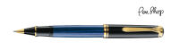 Pelikan Souverän 800 Black / Blue / Gold Plated Rollerballs