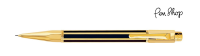 Caran d'Ache Varius Chinablack / Gold-plated Vulpotloden