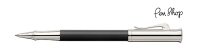 Graf von Faber-Castell Guilloche Black / Rhodium Rollerballs